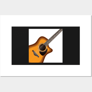 Acoustic Guitar Design, Artwork, Vector, Graphic Posters and Art